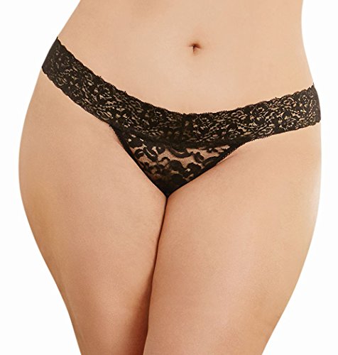 comeondear Sexy Panties for Women Cheeky Underwear Plus Size Lace Thongs  G-String for Women Seamless Floral Briefs